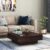 Sheesham Wood Square Center Coffee Table for Bedroom Living Room Home Solid Wooden Tea Tables Furniture for Office Hotels Outdoor (Sheesham Wood, Walnut Finish)