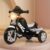Kidsmate Turbo Bike Pedal Tricycle for Kids | Musical Horn & Lights | Ages 3-6 | Black-White
