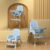 Kidsmate 3-in-1 Baby High Chair | Adjustable Feeding & Activity Chair with Removable Tray | Footrest & Safety Belt Baby Chair for 6-36 Months | Lightweight, Easy to Clean | Up to 20kg – Light Blue