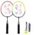 Silver’s Junior Pedal Combo-5 (2 Badminton Rackets, 3 Plastic Shuttlecock)