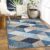 ishro home Carpet for Hall, Premium Rug for Living Room, Carpet for Bedroom/Living Area/Home with| Anti Slip Backing | Machine Washable (Crystals, 3×5 fts)