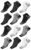 SWAGR 12 Pairs Sports Cotton Ankle Length Socks for Men, Pack of 12., Assorted