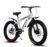 URBANSTAR Hulk | 20T BMX | Double DISC | Fat Tyres Semi Assembled | 20 T Fat Tyre Cycle (Single Speed, White), Rigid, Kid, 20″ Inches