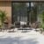 BRISHI Outdoor 4 Seater Sofa Set | Balcony Sofa | Patio Furniture Sets | Conversation Sets | Braid & Rope Garden Sofa Set (Tan-Black)