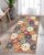 ishro home Premium Rug for Bed Room|Multipurpose Runner for Home/Kitchen/Living Area/Lobby/Office Entrance | Anti Skid Backing | Machine Washable | (45 x 153 Cm, Orange)