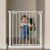 Cherilo Baby Safety Gate for Kids & Pets (Fits 75–85 cm) | 1 Year Manufacturer Warranty | Pressure Mounted Safety Gate for Kids Home | Adjustable, Auto-Close, No-Drill Installation – White