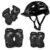 Jaspo Tyro Complete Protective Gear Set for Kids | Helmet with Knee Pads, Elbow Pads & Wrist Guards for Skating, Cycling & Skateboarding(Black) (6-14 Years)