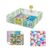 Kids Station Frog Design Baby Play Yard 150 x 180 with Playmat & 20 Colourful Balls, Secure Playpen for Infants & Toddlers, Breathable Mesh, Anti-Fall, Home Use (Green)