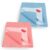 LuvLap Instadry Waterproof Baby Dry Sheet, Small Size 50×70 cm, Extra Absorbent Quick Dry Sheet for New Born,Toddler, Anti-Piling Fleece for Baby, Bed Protector, Pack of 2, Sky Blue & Salmon Rose