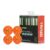 Tanso Aera Pickleball Balls for Outdoor Tournament Play (Pack of 4 pickleballs, 40 Precise Holes, Active Bounce, Durable with Less Abrasion, Orange Colour Pickleball Balls)