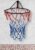 Basketball Ring for Indoor & Outdoor Sports, Kids & Adult Shooting Practice Basketball (Three Color Net) (Pack of 1)
