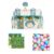 Kids Station Blue Bear Large Playpen with Playmat, Hoop & 20 Balls Included, Safe Play Yard for Infants & Toddlers 180 * 200, Easy Assembly, Anti-Slip Base