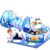 Kidsmate 3-in-1 Ball Pool Tunnel for Kids 1-5 Years | Foldable Pop-Up Tent with Crawling Tunnel, Ball Pit & Playhouse | Indoor/Outdoor Activity Toy for Boys & Girls | Balls Not Included – Blue
