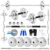 BULLAR 30Kg Steel Home Gym Set with 5Ft Straight Rod, 3Ft Curl bar, Steel Weight Plates Combo, Gym Equipment for Home Workout Exercise Kit for Fitness