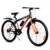 Leader Spyder 27.5T MTB Cycle/Bike Single Speed with Complete Accessories for Men – Matt Black/Orange Ideal for 15+ Years | Frame: 19 Inches