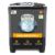 VW Visio World 7.5 kg 5 Star Aqua Spin Semi Automatic Top Load Washing Machine Aqua-Spin0075P (Black)