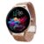 Titan Crest 1.43” AMOLED Smart Watch with BT Calling, AI Morning Briefs, Functional Crown, Health Tracking, Aluminium Body, 100+ Sports Modes, Smartwatch for Men and Women – Rose Gold Mesh Strap