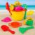 Zest 4 Toyz Beach Toy for Kids | 7 pcs Sand Bucket, Spade, Rake, Watering Can, Moulds & Sifter | Outdoor Garden & Beach Play Toy Kit for Boys & Girls Age 3+ (Random Color)
