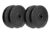 SIMRAN SPORTS 8KG Vinyl-Coated PVC Weight Plate Set – Includes 2KG x 4 Dumbbell Plates (Black) for Strength Training, Home Gym & Fitness Workouts