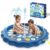Kidology Splash Pad Sprinkler Pool for Kids 2-8 Years | Outdoor Water Sprinkler Pool for Toddlers & Kids | 97 cm Anti-Slip Non-Slip Foldable Sprinkler Mat | Summer Outdoor Water Toys Gift Boys Girls