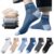 VAIDUE Cotton Ankle Length Socks for Men & Women – Pack of 6 Multicolor Soft Breathable Socks – Stretchable, Durable, Skin-Friendly Casual Socks for Daily Use, Gym, Sports & Office Wear