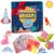 FINEMOE 108 Origami Paper with Instruction Book for Kids, Craft Paper Sheets with 54 Designs, 18×18 cm DIY Art Colour Paper for Craft Kit Set