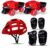 jaspo Marshal Trainers Adjustable Roller Skates Combo (Skates + Helmet + Knee & Elbow Guards), For Age Group 6 To 14 Years, Academy & School Level Skating, Unisex_Youth, Speed_Wheel (Red)