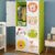 AYSIS Kids Plastic Collapsible Wardrobe Organizer for Storage | Cute Cartoon Design | Heavy Duty Cloth Organizer for Storage | Easy to Assemble | Perfect for Kids Room & Home | Green