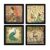 Rousrie Madhubani Art Framed Painting For Home, Living Room, Hall | Traditional Rajasthani Pichwai Art Paitnings With Frame For Home Decor (Set Of 4)
