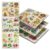 Lefan Wooden Puzzle Combo Set for Kids Vehicle, Fruit & Animal Knob Puzzles Montessori Educational Toy for Toddlers 2 Years+ Fine Motor Skill Learning Wooden Board Toy Gift