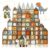 SNAPTRON Natural Color Magnetic Blocks for Kids 100 Pcs Magnetic Tiles