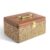 Makeup Box – Vanity Box for Women Bridal – Cosmetic Box Organiser, Durable, Stylish Finish for Home or Travel, Large Capacity Beauty Case for Brushes, Lipsticks & Skincare, Gold