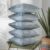 RD TREND® Cushion Cover Set of 5, Decorative Sofa Living Room Home Square Cushion Covers 24 Inch x 24 Inch, Aesthetic Corduroy Striped Double Sided (Grey,Pack of 5)