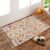 HOMADORN Handmade Sustainable Printed Modern Dhurrie/Rugs/Carpet upcycled from Scrap Fabric for Living Room/Bedside Runner for Enhanced Decor (2×3 feet)